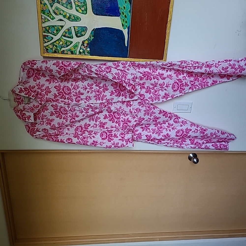Vintage Lauea Ashley 2-piece Pajama Poeny 100% Cotton prestine